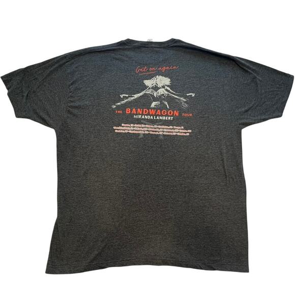 Cowboy Queen Miranda Lambert The Bandwagon Tour T-Shirt Double Sided Size XXXL - Picture 2 of 9